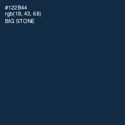 #122B44 - Big Stone Color Image